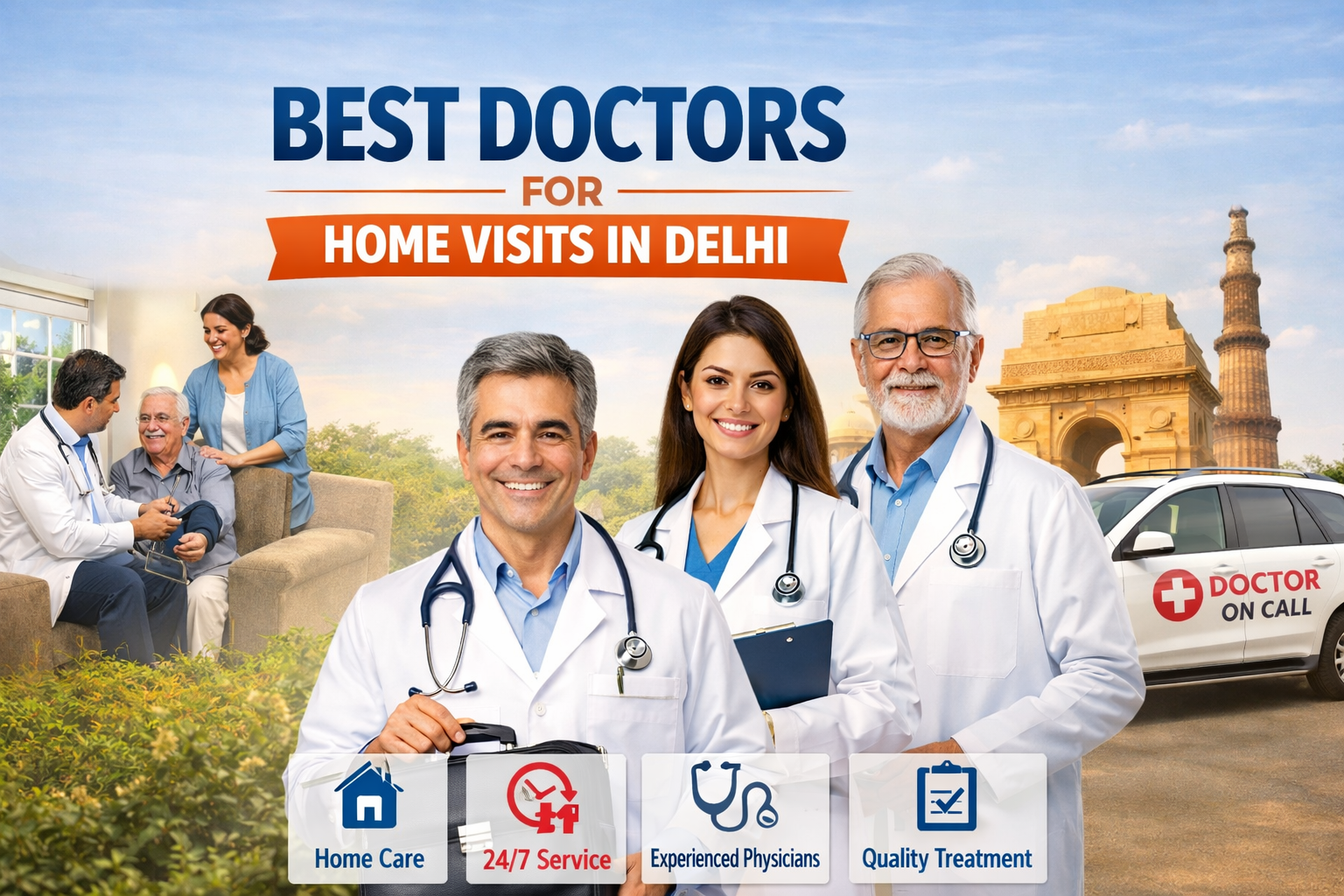 You are currently viewing Best Doctors for Home Visits in Delhi: Quality Healthcare at Your Doorstep