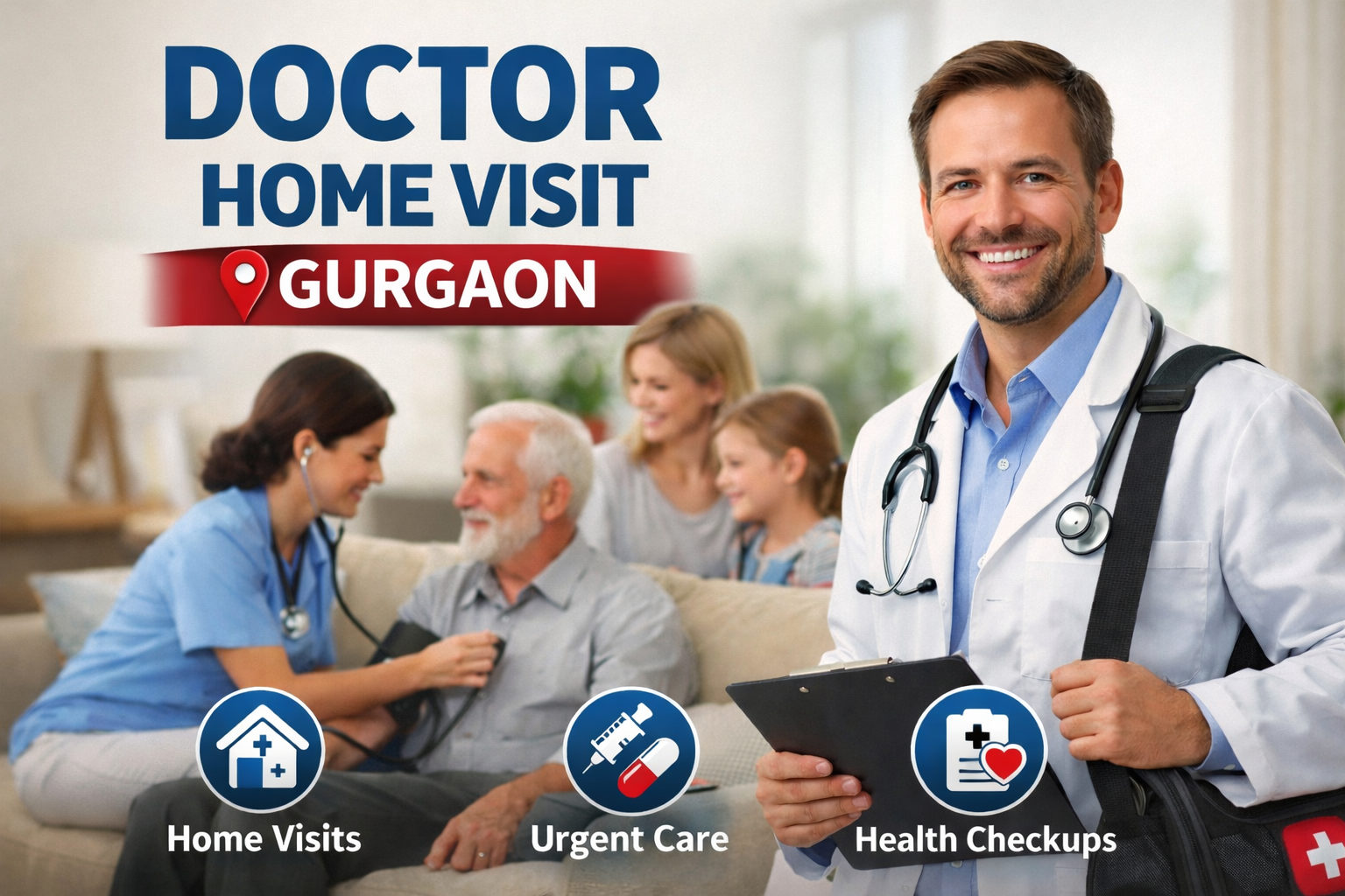 You are currently viewing Doctor Home Visit Gurgaon – Trusted Medical Care at Your Doorstep