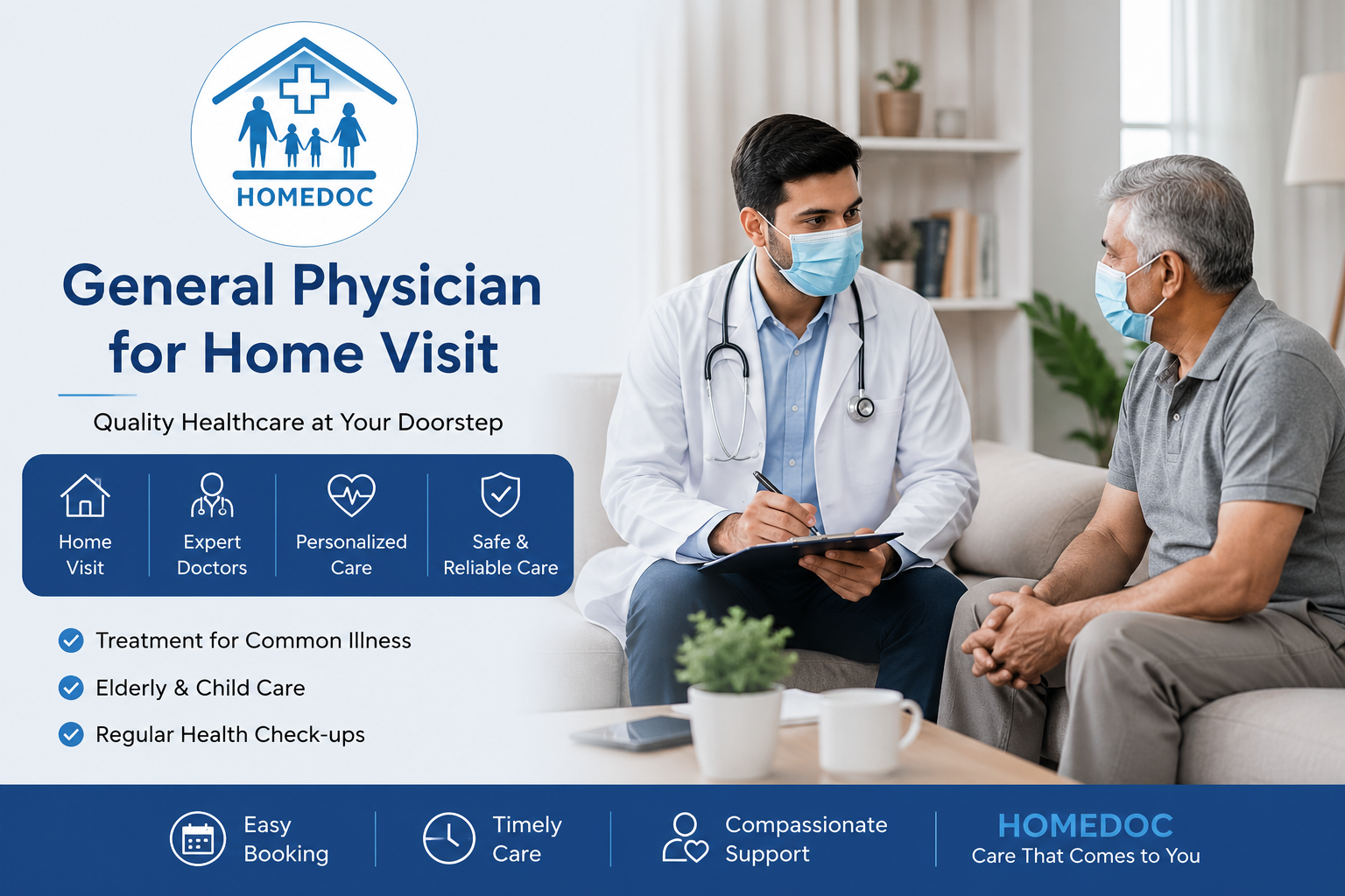 You are currently viewing General Physician for Home Visit: Professional Healthcare at Your Doorstep