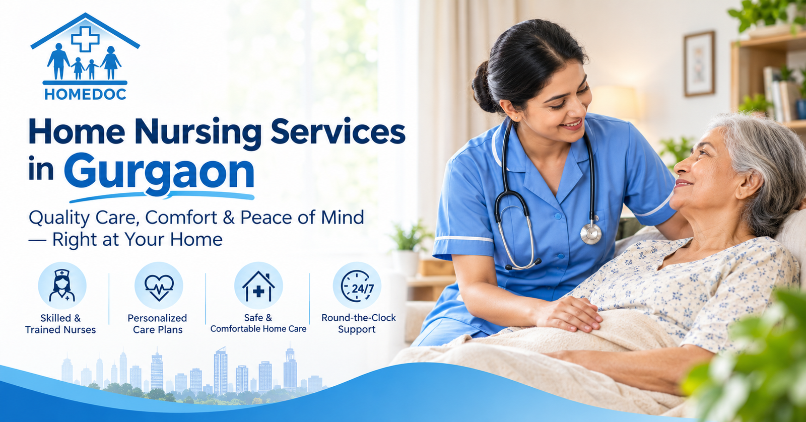 You are currently viewing Home Nursing Services in Gurgaon: Professional Nursing Care at Home
