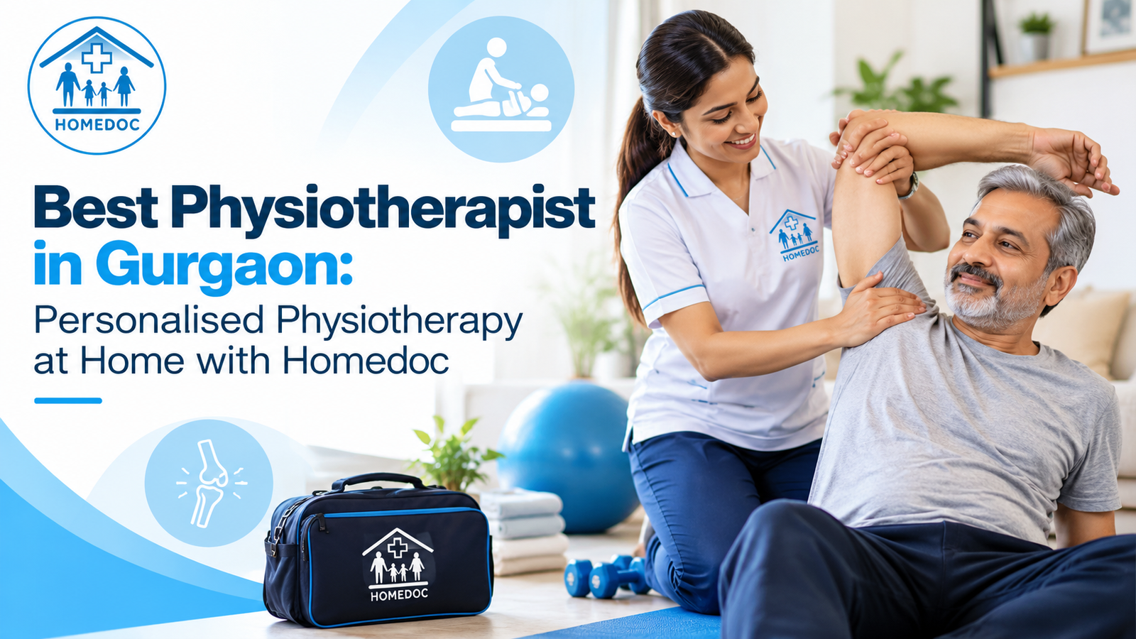 You are currently viewing Best Physiotherapist in Gurgaon: Personalised Physiotherapy at Home with Homedoc